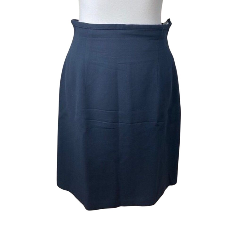 Country Road Australia Navy Suiting Mini‎ Skirt Vintage 1990s